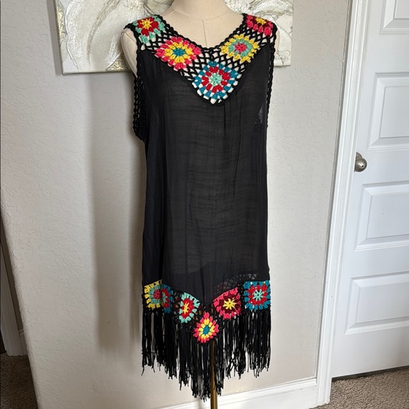Other - Jessica Taylor Multicolor Crochet Top
